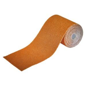 Rollo de papel abrasivo para madera/metal, 5 m x 115 mm