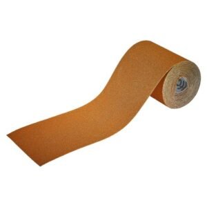 Rollo de papel abrasivo para madera/metal de 5 m x 93 mm