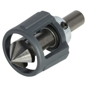 Avellanador cónico HSS con tope de profundidad, vástago triangular