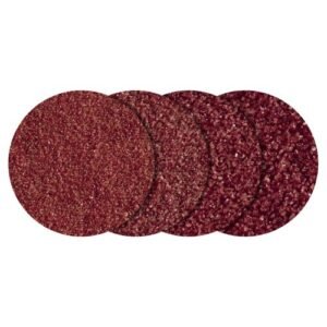 8 discos abrasivos con vástago roscado, Ø 50 mm