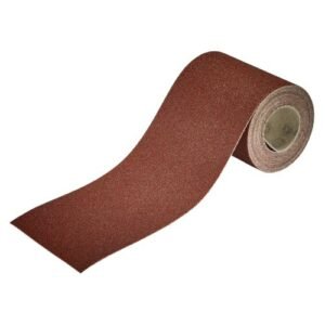 Rollo de papel abrasivo autoadherente para madera/metal de 4 m x 93 mm