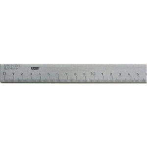 Regla rígida de precisión DIN 866/A de acero inoxidable