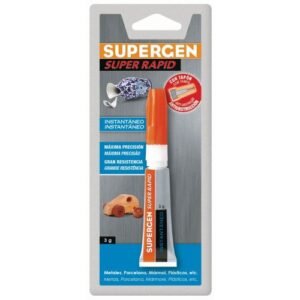 Cianoacrilato Super Rapid Tubo 3g tapón antiobstrucción