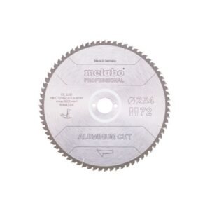 Hoja de sierra "aluminium cut - professional", 254x30 Z72 DP/DT 5°neg (628447000)