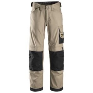3314 Pantalones largos de trabajo Canvas+ Kaki / Negro