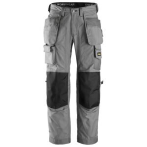 3223 Pantalones largos de solador Rip-Stop grises con bolsillos flotantes