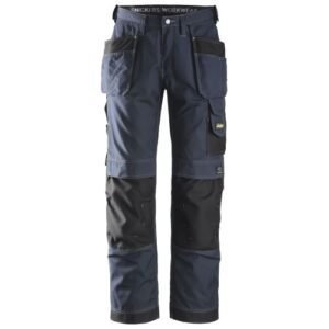 3213 Pantalones largos de trabajo Rip-Stop azul marino con bolsillos flotantes