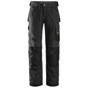 3313 Pantalones largos de trabajo Rip-Stop negros