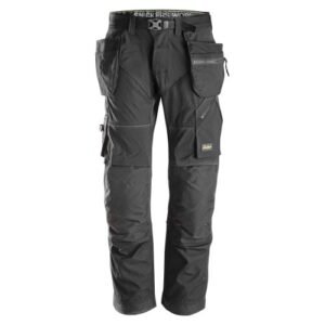 6902 Pantalones largos de trabajo FlexiWork bolsillos flotantes negro