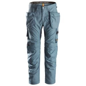 6201 Pantalones largos de trabajo AllroundWork con bolsillos flotantes color petroleo