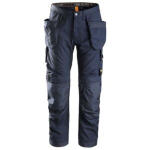 6201 Pantalones largos de trabajo AllroundWork con bolsillos flotantes color azul marino