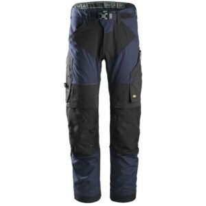6903 Pantalones largos de trabajo FlexiWork azul marino/ negro