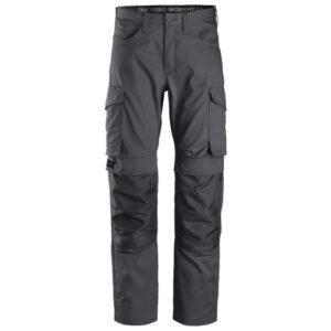 6801 Pantalón largo Servicios + Portarodilleras Gris
