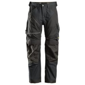 6314 Pantalones largos de trabajo Canvas+ RuffWork Negro