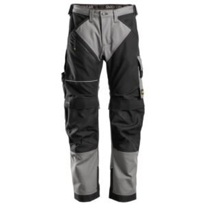6314 Pantalones largos de trabajo Canvas+ RuffWork gris-negro