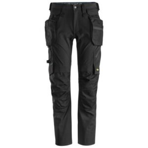 6208 Pantalones largos de trabajo bolsillos flotantes desmontables LiteWork negro
