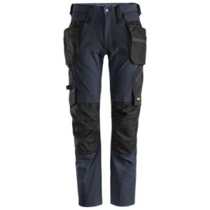6208 Pantalones largos de trabajo bolsillos flotantes desmontables LiteWork Azul Marino/Negro