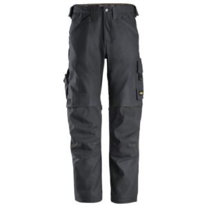 6324 Pantalones largos de trabajo elásticos AllroundWork Canvas+ color gris acero