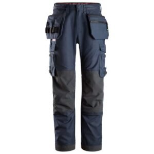 6262 Pantalones largos de trabajo con bolsillos flotantes y perneras simétricas ProtecWork azul marino