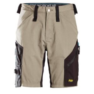 6112 Pantalones cortos de trabajo LiteWork 37.5® beige/ negro