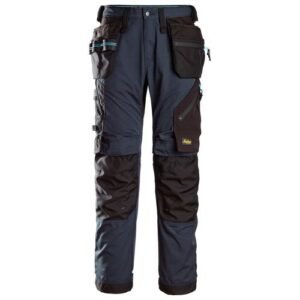 6210 Pantalones largos de trabajo con bolsillos flotantes LiteWork 37.5® azul marino-negro