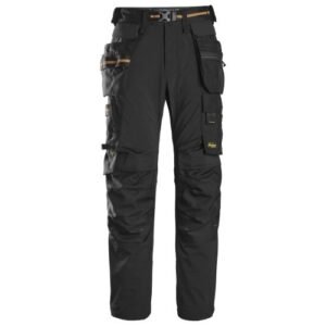 6515 Pantalones largos de trabajo cortaviento GORE® Windstopper® AllroundWork negro