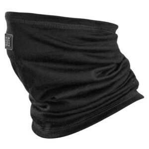 9022 Braga de cuello multifunción 100% lana Merino negro