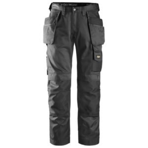 3212 Pantalones largos de trabajo DuraTwill bolsillos flotantes Negro