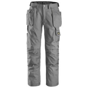 3214 Pantalones largos de trabajo Canvas+ bolsillos flotantes Gris