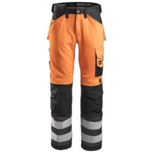 3333 Pantalón Alta Visibilidad Clase 2 naranja / gris antracita