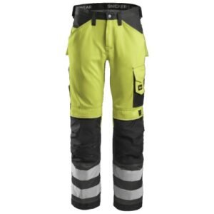 3333 Pantalón Alta Visibilidad Clase 2 Amarillo / Gris antracita