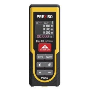 Medidor láser de hasta 60 m con pantalla LCD retroiluminada en color P60LC