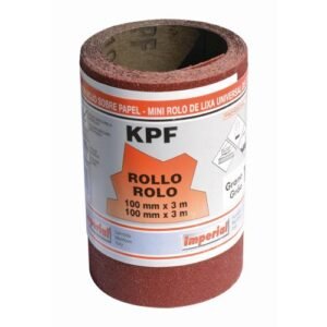ROLLO 5M LIJA UNIVERSAL KPF 115MM GR150 IMPERIAL IM-KPF217150