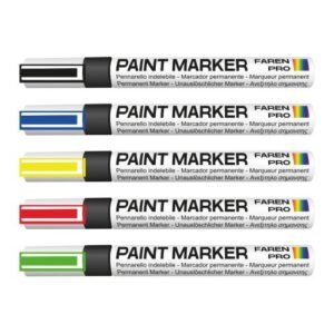 Marcador precisión base disolvente PAINT MARKER PLATA