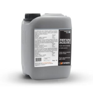 Eliminador óxido, cal-incrustac. REFAN ACID RP Bidón plástico 5 Kg/ Lt