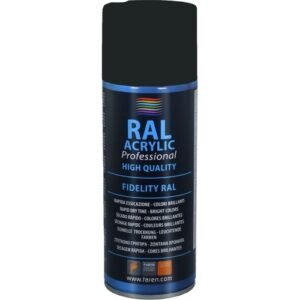 Spray pintura 100% acrílica RAL 9005 NEGRO SATINADO