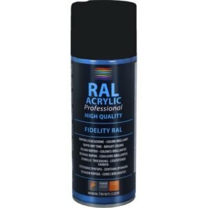 Spray pintura 100% acrílica RAL 9005 NEGRO OPACO