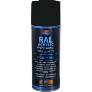Spray pintura 100% acrílica RAL 9005 NEGRO BRILLANTE