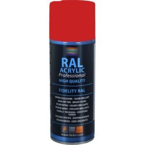 Spray pintura 100% acrílica RAL 3020 ROJO TRÁFICO