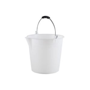 CUBO POLIETILENO PLUS CON PICO 9L BLANCO Ref.6314