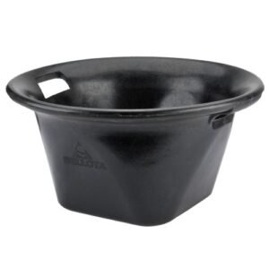 Cubo norteño de caucho 13 litros negro / BKCNOR