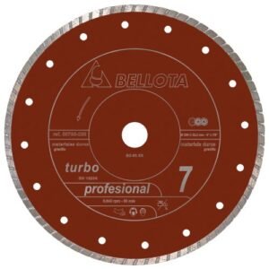 Disco diamante turbo para materiales duros Pro7 corte seco / 50705