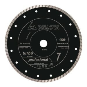 Disco diamante turbo para materiales abrasivos Pro7 corte seco / 50707