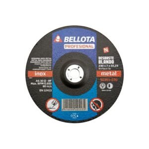 Disco abrasivo profesional para desbaste inox-metal, blando 7 mm / 50361
