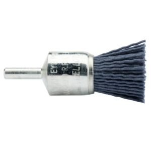 Cepillo brocha con perno, hilo de nylon grano fino SiC 180 / 50827F