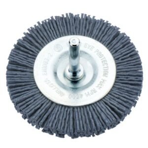 Cepillo circular con perno, hilo de nylon grano fino SiC 180  / 50825F