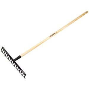 Rastrillo alta intensidad, con mango de madera, para preparar la tierra, limpiar, igualar y cubrir sembrados / 950CML