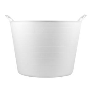 Capazo asa plástico uso alimentario blanco / BKTWP