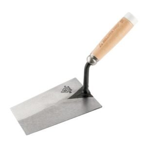Paleta Pro norte con mango de madera y taco para trabajos de albañilería y alicatado / TRF44PB