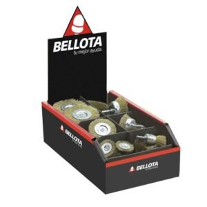 Expositor de cepillos con perno: cepillos circulares, de taza y brocha / 50850